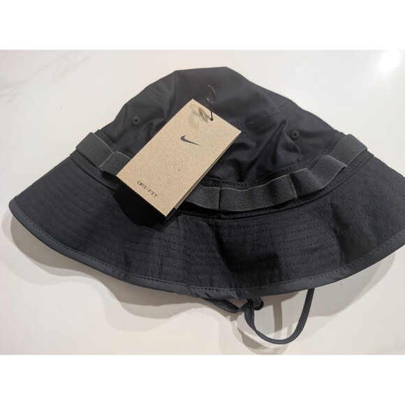 Nike Apex Dri Fit Bucket Hat Black Size M Adult Unisex Adults NWT HJ3683 010 - Picture 6 of 9